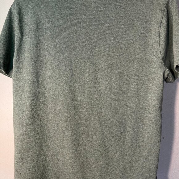 Polo Ralph Lauren Custom Slim Fit Greenish-Grey Short Sleeve T-Shirt w Logo Sz M - Picture 4 of 4